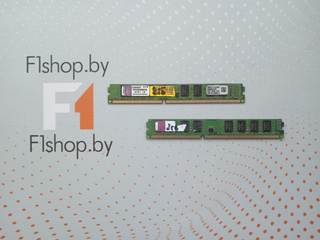 Оперативная память DDR-3 4096Mb 2ГБх2шт 1333MHz Kingston (KVR1333D3N92/4G) БУ Оперативная память DDR-3 4096Mb 2ГБх2шт 1333MHz Kingston (KVR1333D3N92/4G) БУ
