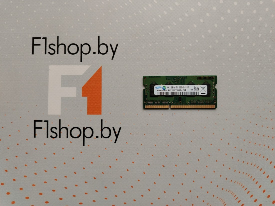 Модуль SODDR3 RAM для ноутбука 2Gb 1333MHz (PC3-10600) Samsung (M471B5773DH0-CH9) БУ