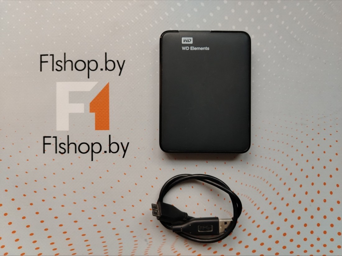 Внешний жесткий диск WD 1000Gb (WDBUZG0010BBK-0B) USB 3.0 !БУ!