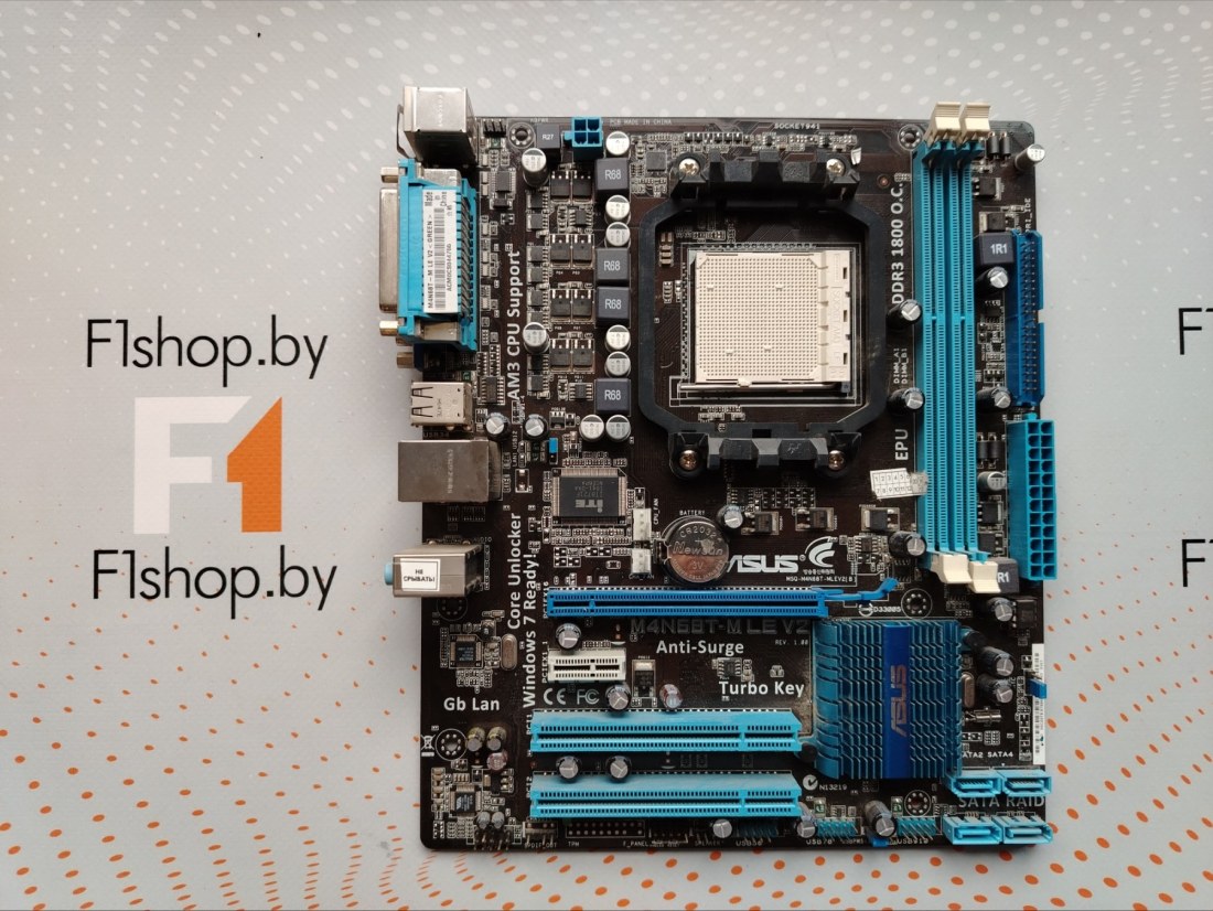 Материнская плата Asus M4N68T-M LE V2, 2xDDR3, mATX, Socket AM3 БУ