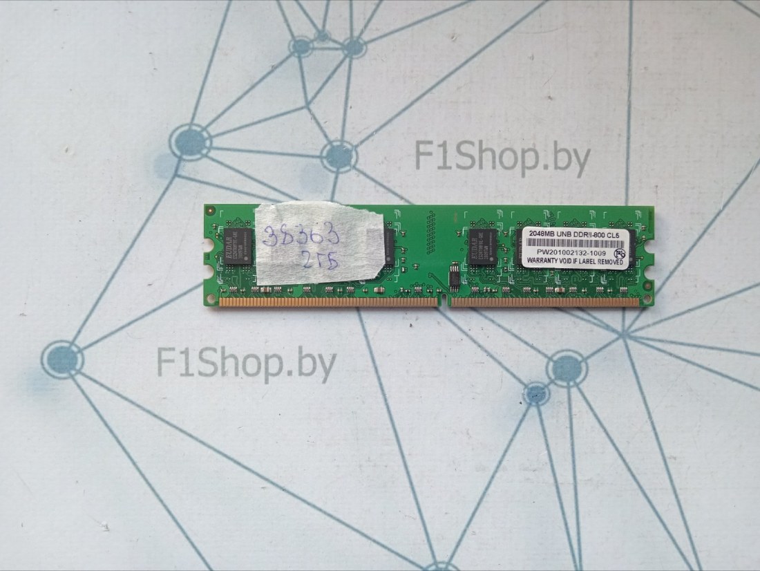 Оперативная память DDR-2 2048MB PC-6400 EUDAR (PW2010002132-1009), БУ