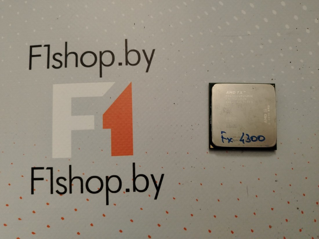 Процессор AMD FX-4300 (FD4300WMW4MHK), 4 ядра*4/3.8 ГГц, 95W, БУ
