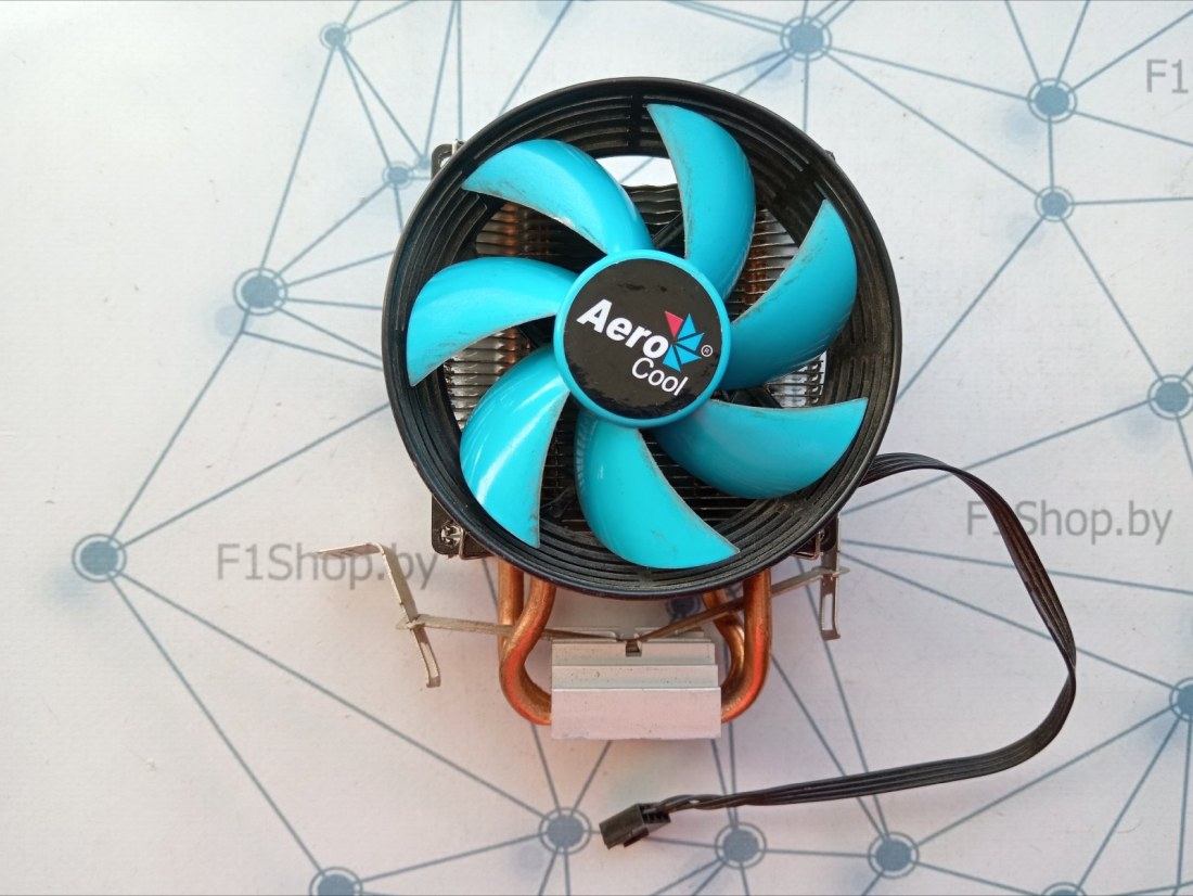 Кулер для процессора AeroCool Verkho 2 Slim , 2 трубки теплоотвода, ентилятор 90мм, AMD, БУ Кулер для процессора AeroCool Verkho 2 Slim , 2 трубки теплоотвода, ентилятор 90мм, AMD, БУ