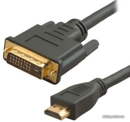 Кабель HDMI to DVI 5bites (19pin to 25pin), 2.0 метра (APC-073-020) с фильтрами