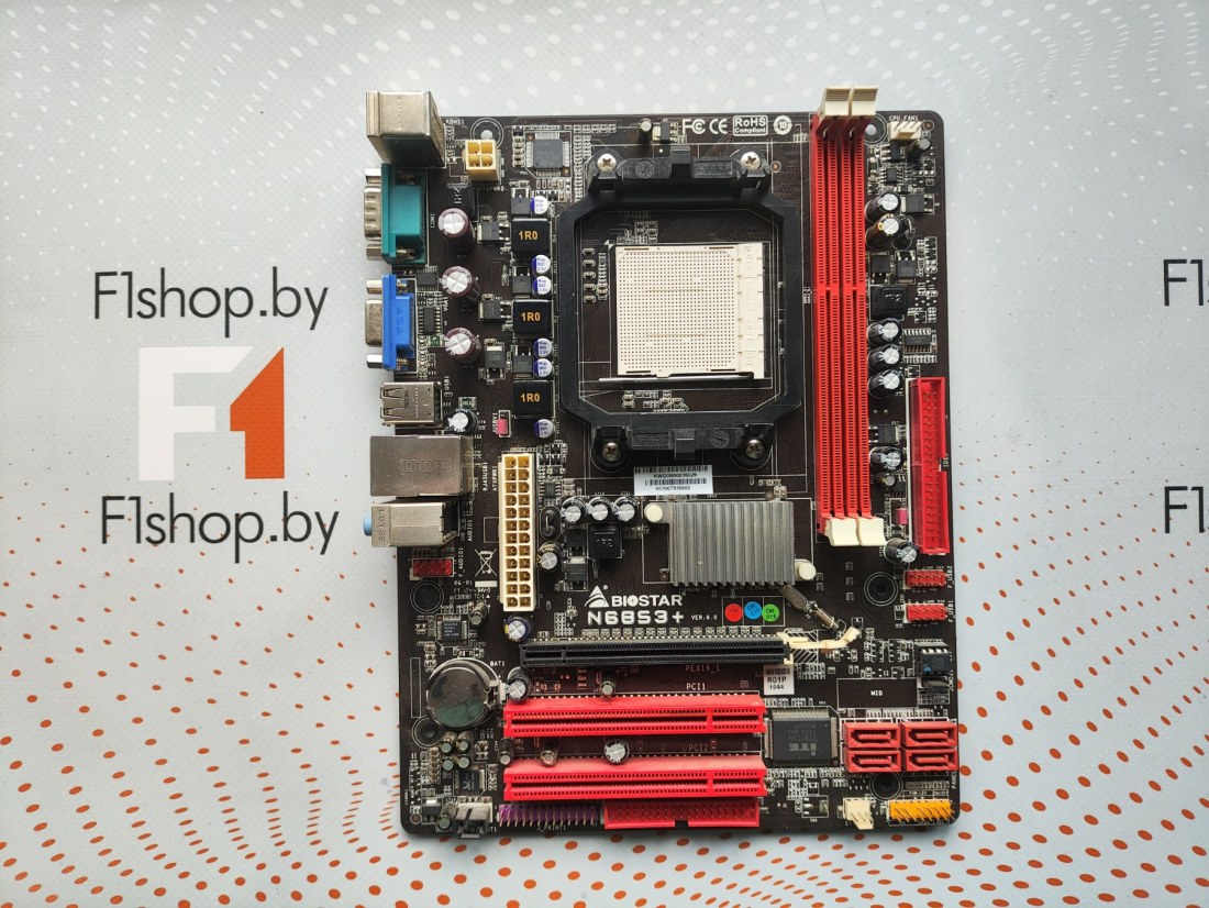 Материнская плата BIOSTAR N68S3+ 2xDDR3, VGA, Socket AM3 БУ