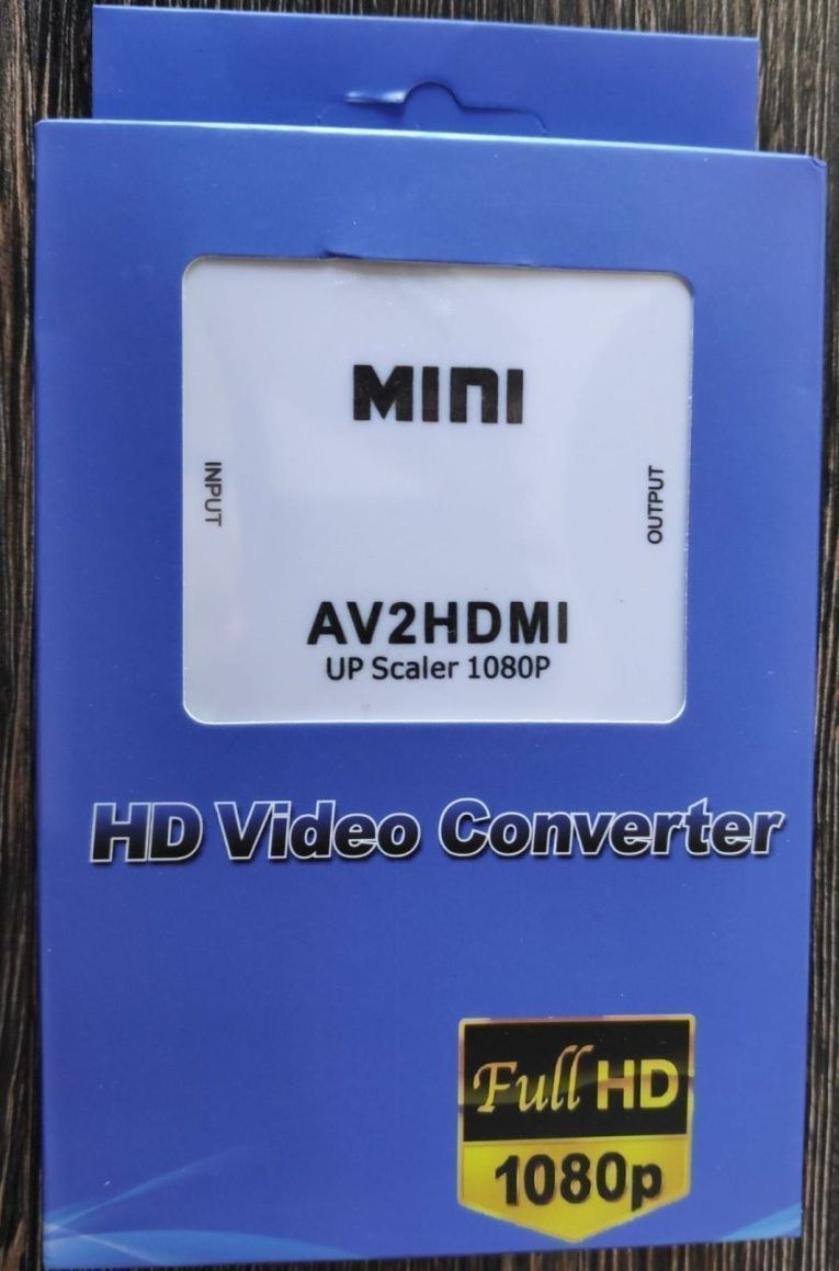 Конвертер RCA*3 вход - HDMI выход, (контроллер)