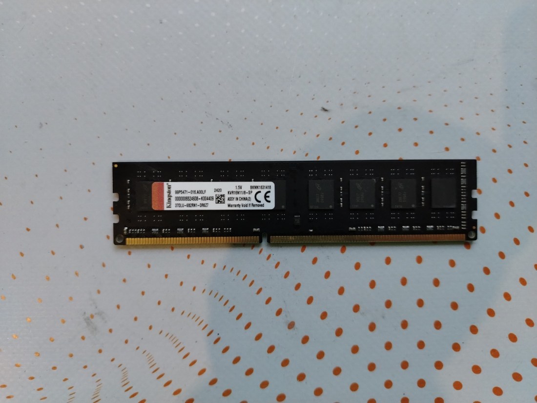 Оперативная память DDR-3 8Gb 1600MHz Kingston (KVR16N11/8-SP) БУ