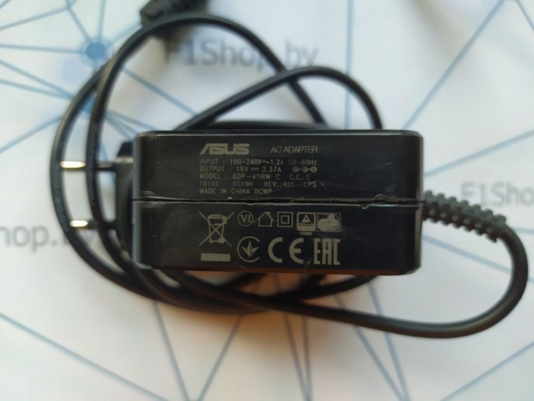 Зарядка для ноутбука Asus ADP-45AW A 19v 2.37A БУ!!! Зарядка для ноутбука Asus ADP-45AW A 19v 2.37A БУ!!!