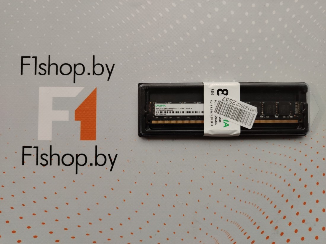 Оперативная память DDR-3 8Gb 1600MHz Digma (DGMAD31600008D) бу