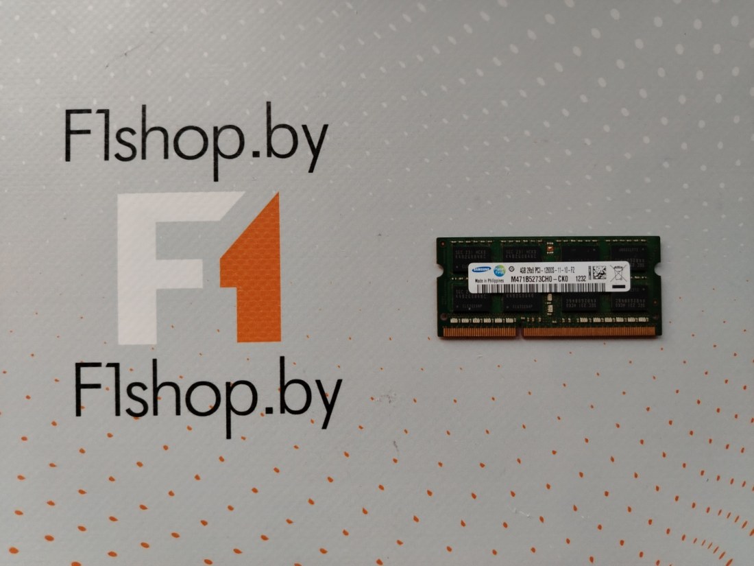 Модуль SODDR3 RAM для ноутбука 2GB Samsung PC3-12800 (M471B5773CHS-CK0, БУ)