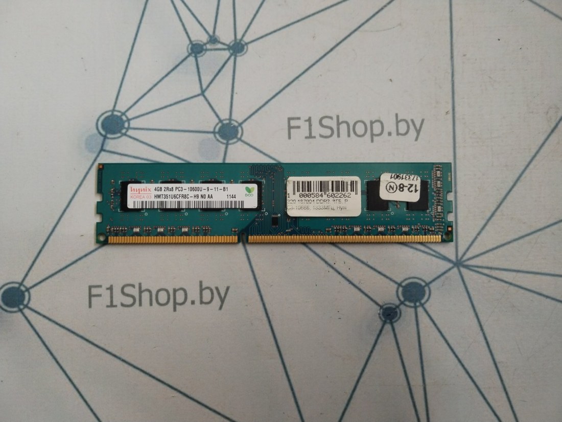Оперативная память DDR-3 4GB Hynix PC3-10600 (HMT351U6BFR8C-H9) Оперативная память DDR-3 4GB Hynix PC3-10600 (HMT351U6BFR8C-H9)