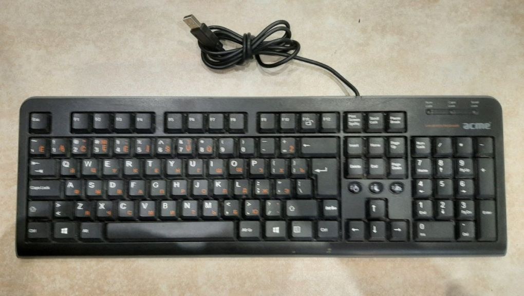 Клавиатура Acme KS03, USB БУ