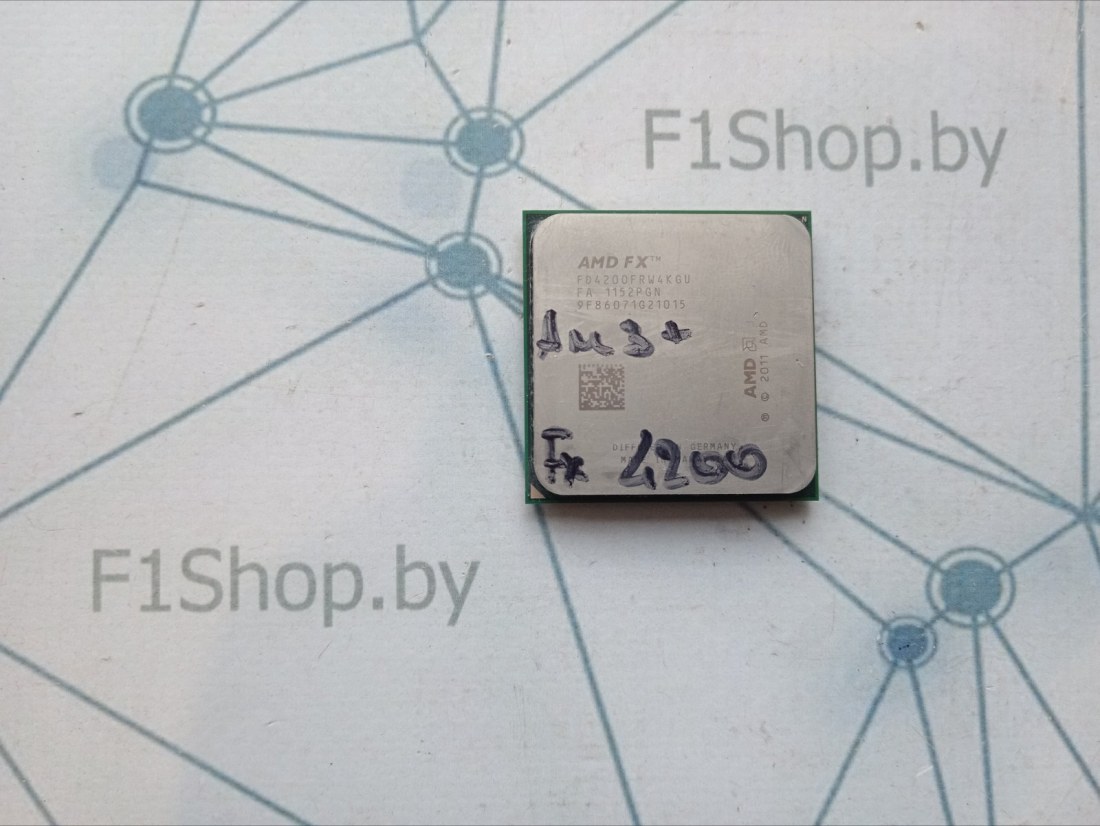 Процессор AMD FX-4200 (FD4200FRW4KGU) AM3+, 4 ядра, 3.3 ГГц, БУ