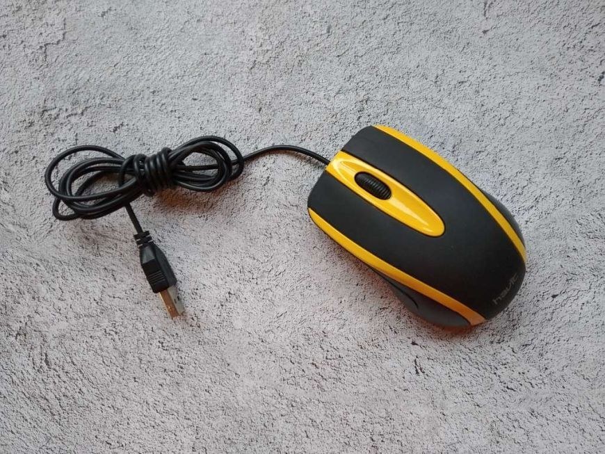 Мышь Havit HV-MS753 (желтый/черный)