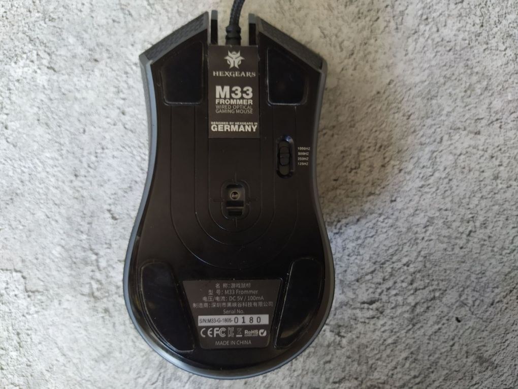 Мышь M33 Frommer чёрная/серебро БУ Мышь M33 Frommer чёрная/серебро БУ