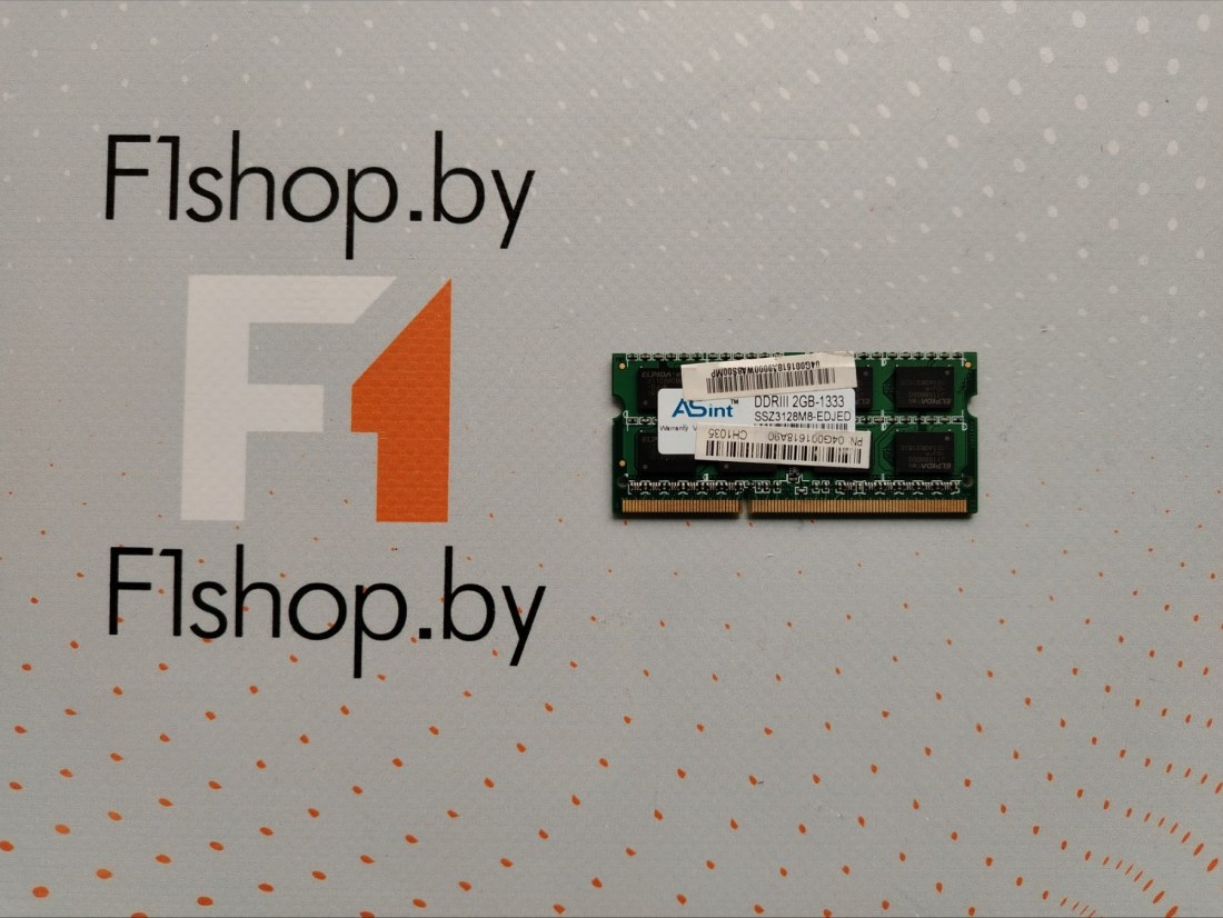Модуль SODDR3 RAM для ноутбука 2Gb 1066Mhz Asint (SSZ3128M8-EAEEF) БУ Модуль SODDR3 RAM для ноутбука 2Gb 1066Mhz Asint (SSZ3128M8-EAEEF) БУ