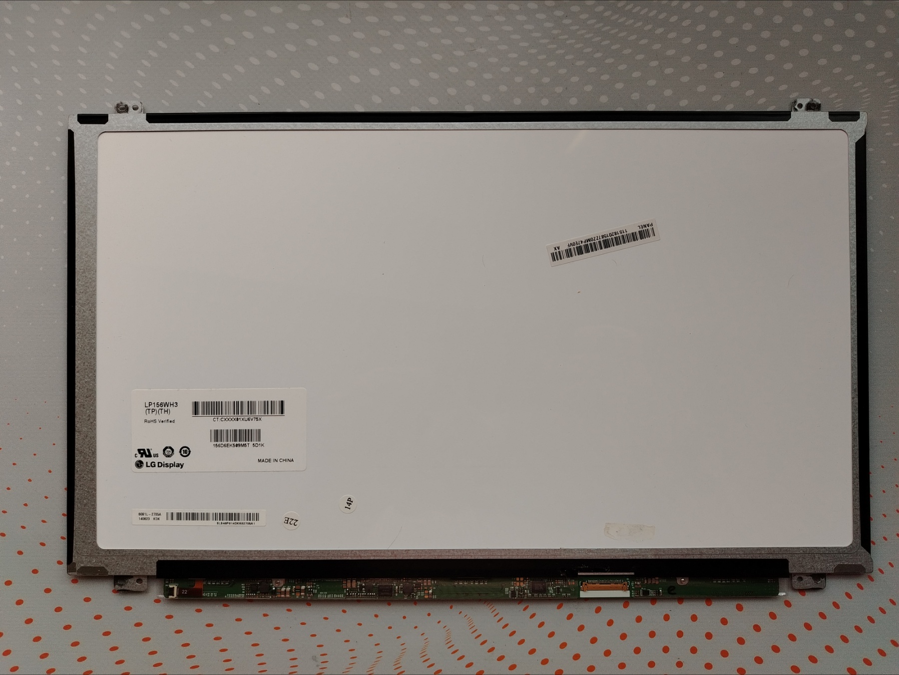 Матрица для ноутбука 15.6' 30pin Slim Led, 1366x768, (LP156WH3) БУ