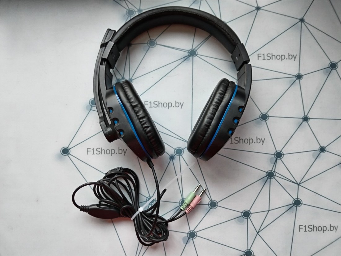 Наушники c микрофоном Defender  20-20000 Гц, кабель 2 м  БУ