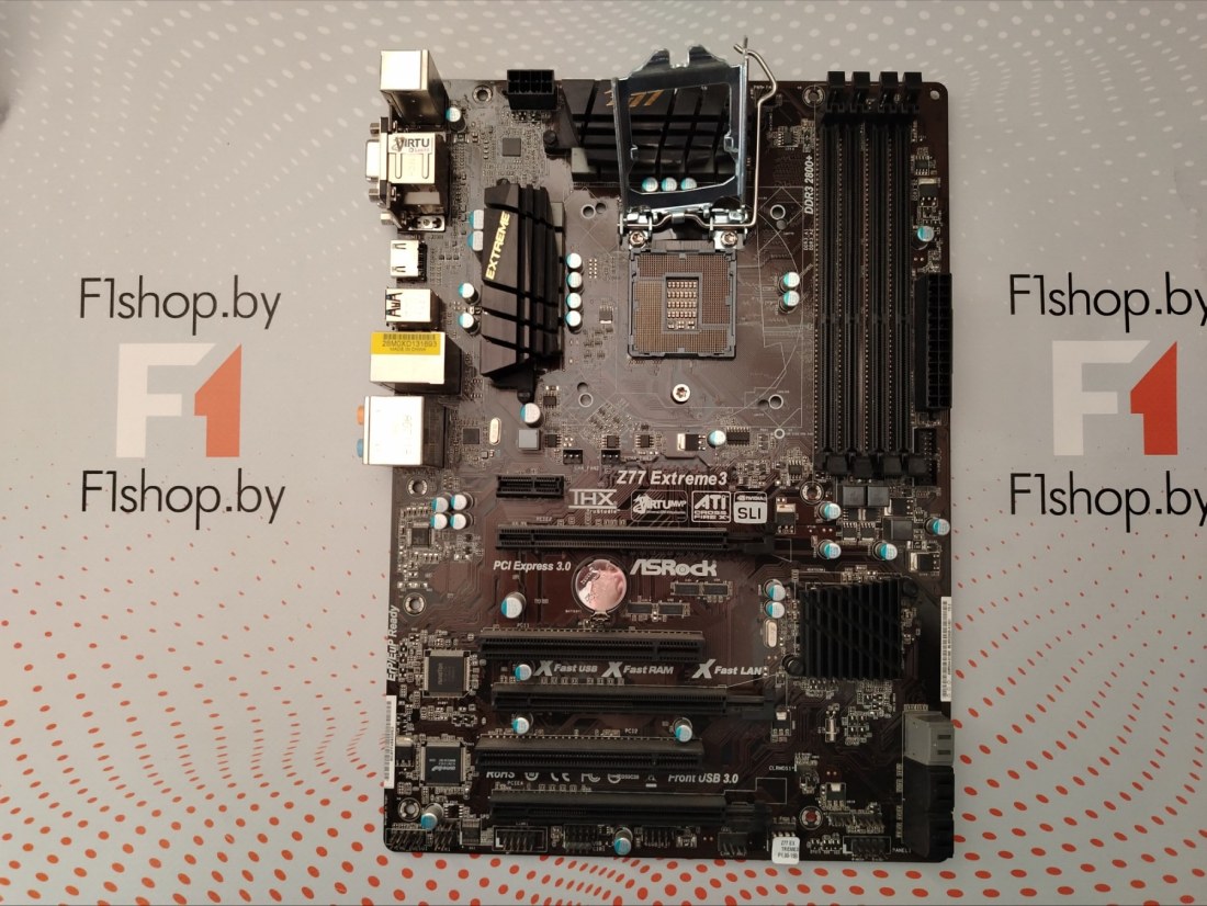 Материнская плата ASRock Z77 Extreme3 , mATX, LGA1155, 4xDDR3.. БУ